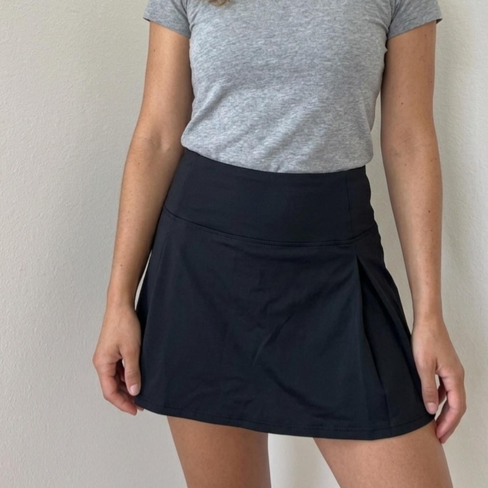 SHEIN Black Athletic Tennis Skort | Size S | Built-In Shorts